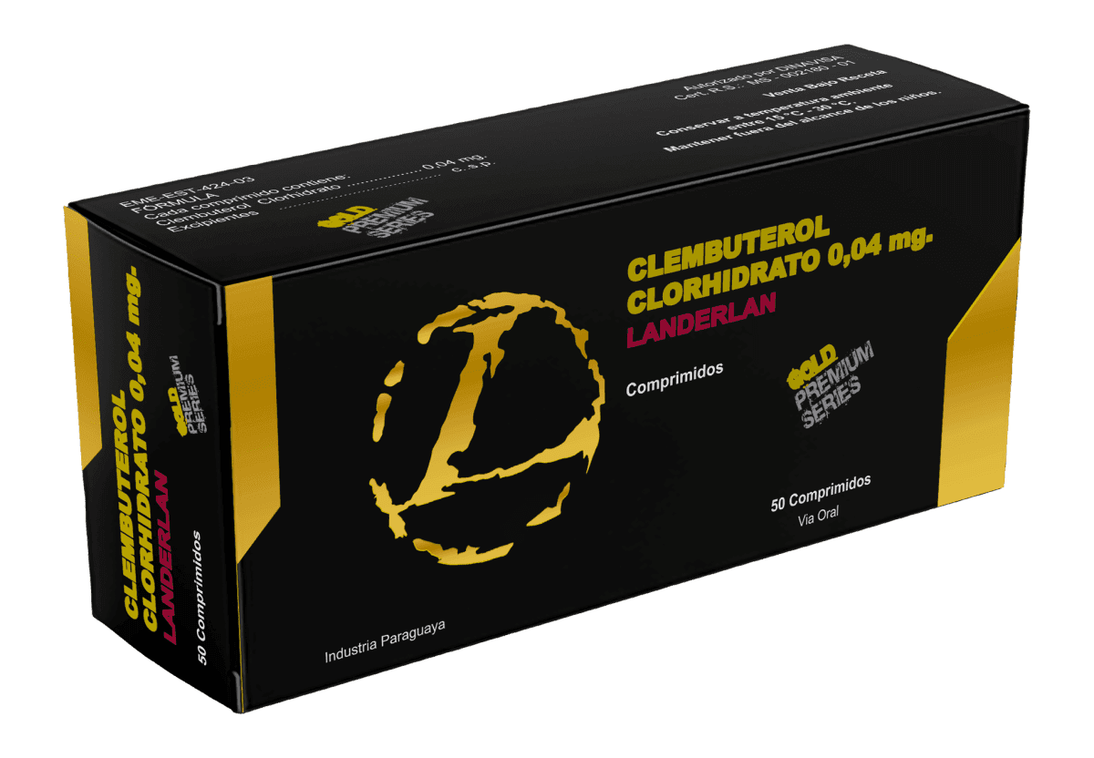 Clembuterol 40mcg x 50 comprimidos